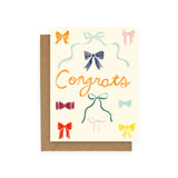 Adelfi Rainbow Bows Congrats Card