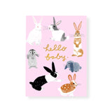 Carolyn Suzuki Usagi Three Baby Card