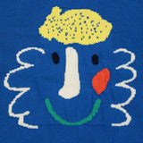 Bobo Choses Baby Knit Sweater ~ Happy Mask/Blue