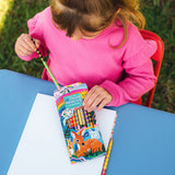 eeBoo Fawn & Sun Jumbo Double-Sided Colored Pencils