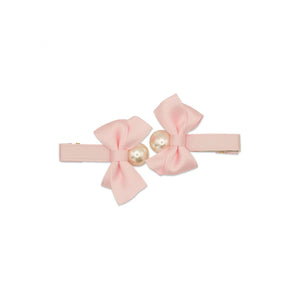 Milk x Soda Satin Pearl Ribbon Hair Clip