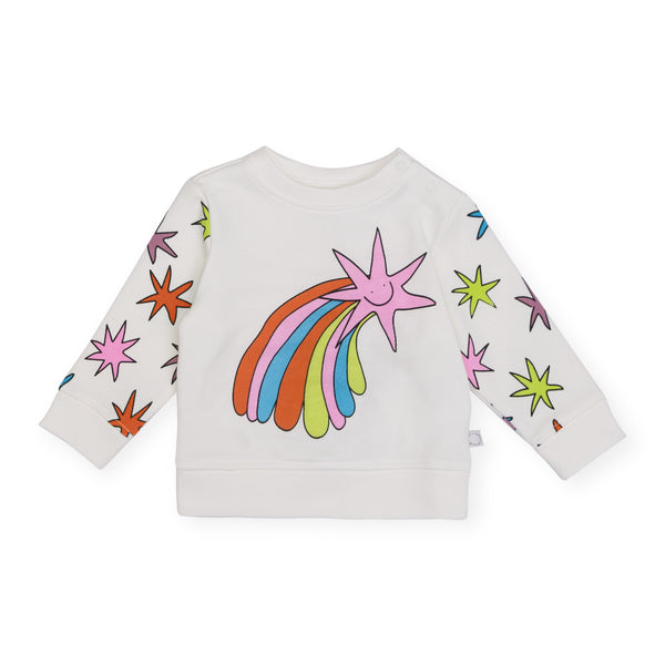 Stella McCartney Baby Star Print Sweatshirt & Shooting Stars
