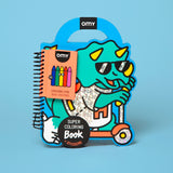 Omy Super Coloring & Sticker Book ~ Dino