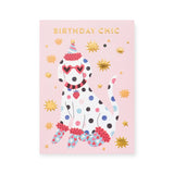 Calypso Cards Dalmation Birthday Chic Card