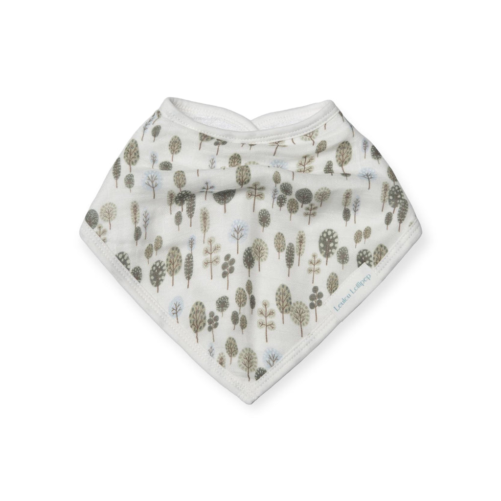 Loulou Lollipop Muslin Bandana Bib Set ~ Bears on Bikes