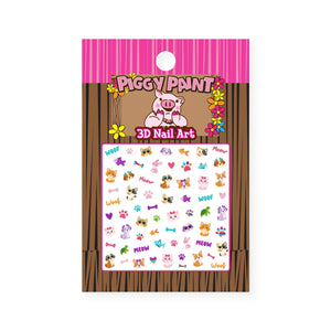 Piggy Paint Playful Pets Nail Stickers