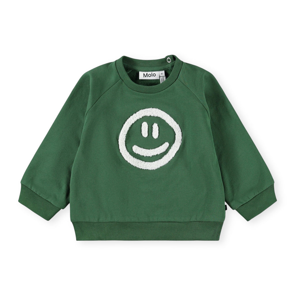 Molo Baby Disc Sweatshirt & Simeon Sweatpants Set ~ Pine Tree