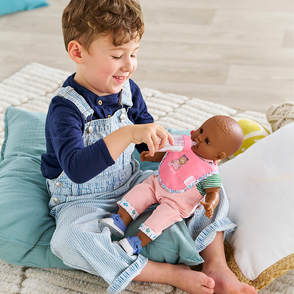 Corolle Bib & Magic Milk Bottle Set