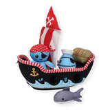 Manhattan Toy Floating Pirate Ship Fill & Spill Bath Toy
