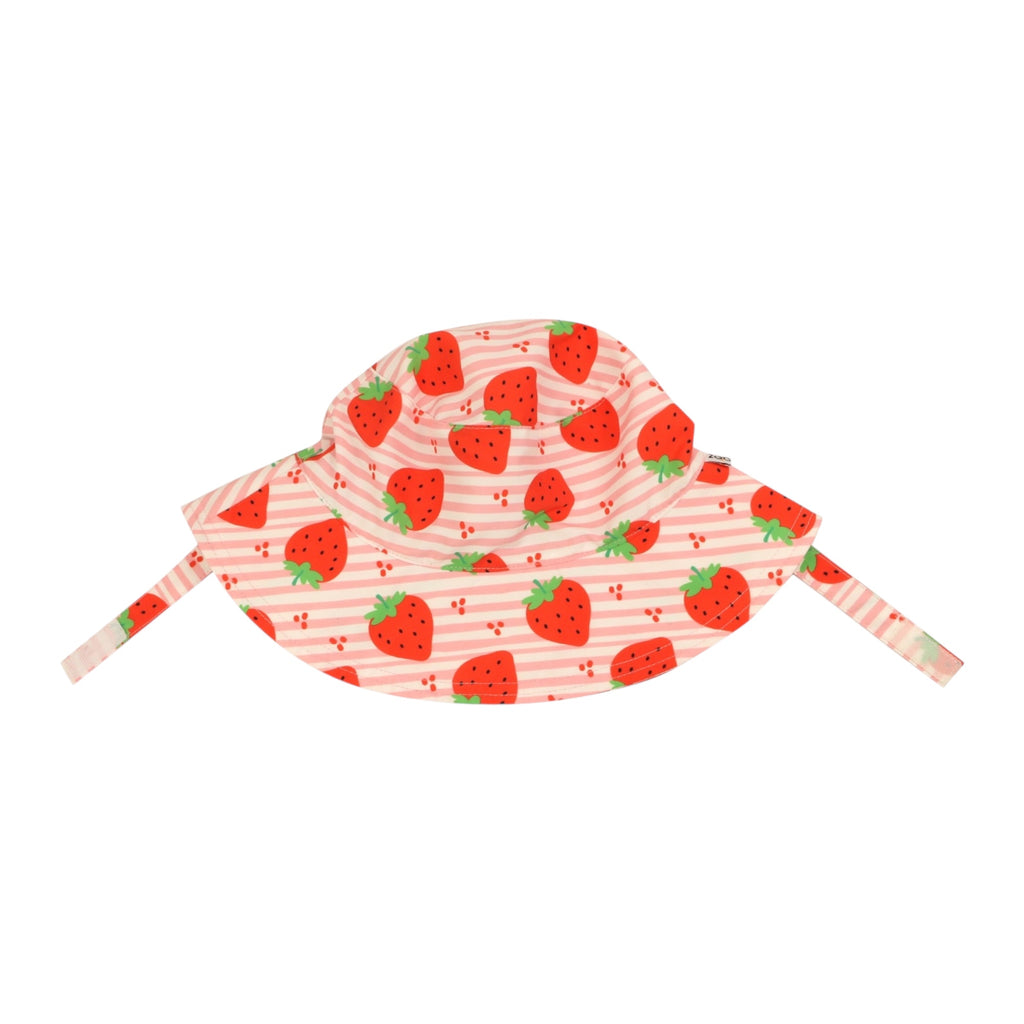 Zoocchini Baby/Toddler Printed Bucket Hat ~ Strawberry