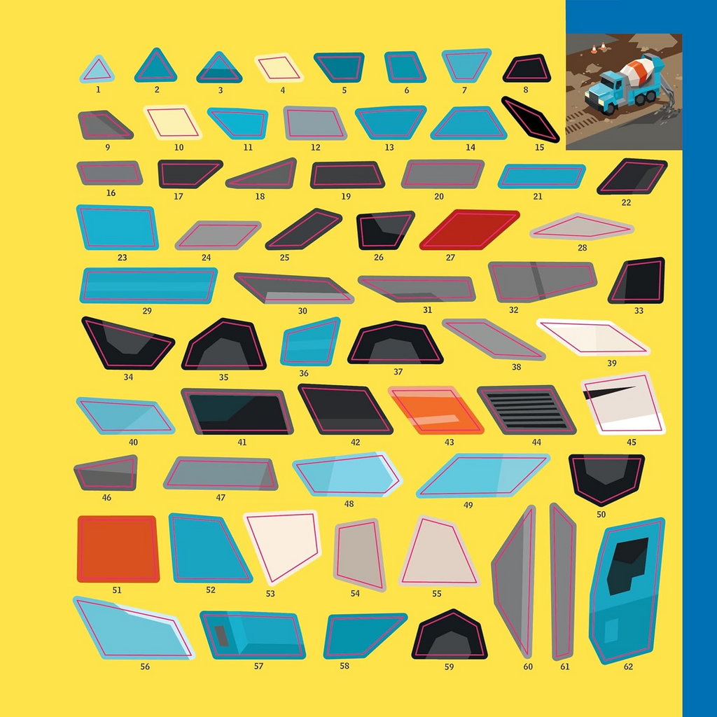 Paint by Sticker Kids: Trucks, Trains and More