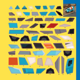 Paint by Sticker Kids: Trucks, Trains and More