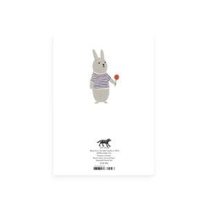 Roger La Borde Welcome Baby Animal Tower Petite Baby Card