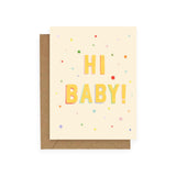 Adelfi Rainbow Stars Hi Baby! Card