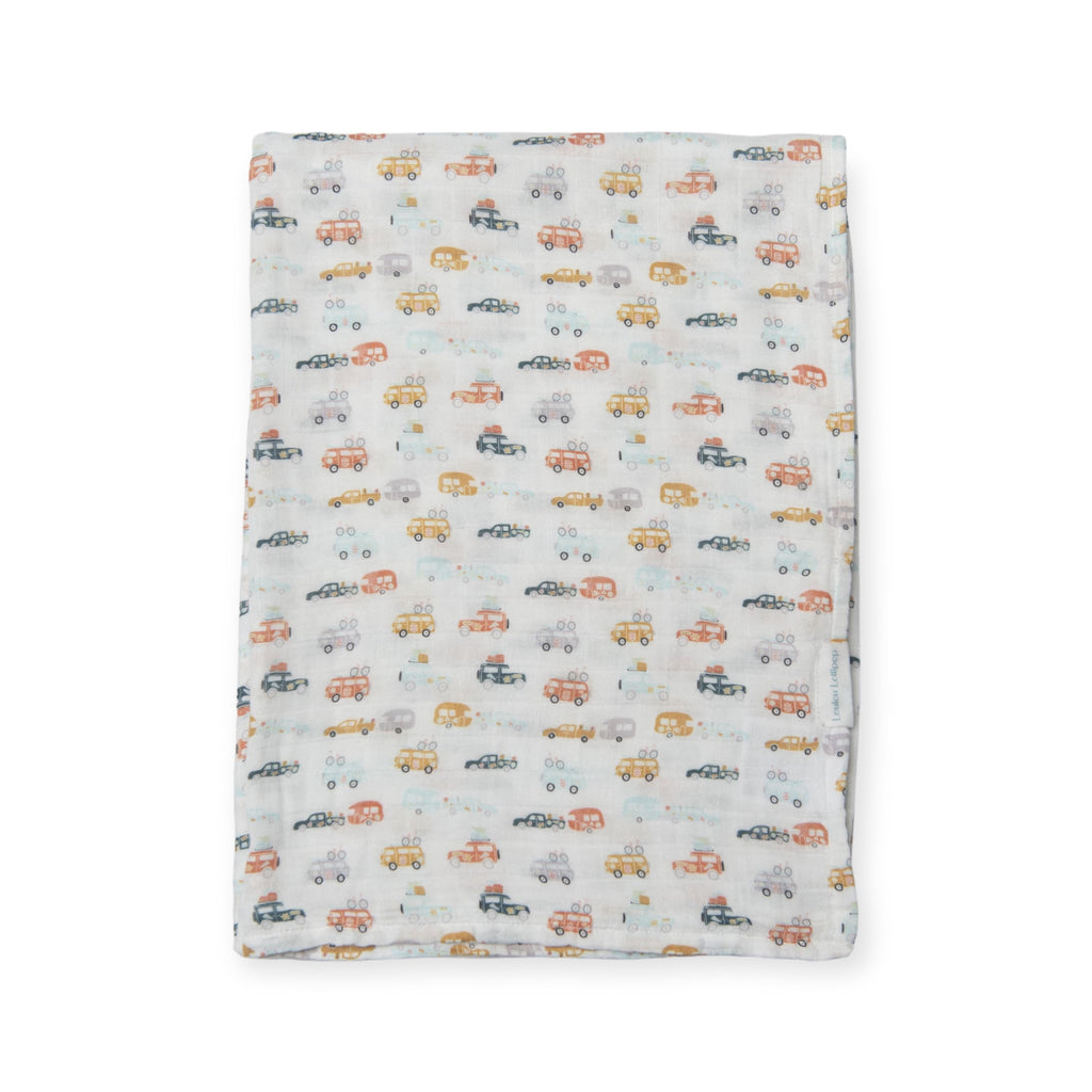 Loulou Lollipop Muslin Swaddle ~ Camper Vans