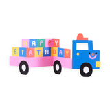 Wrap Birthday Truck Fold Out Birthday Card