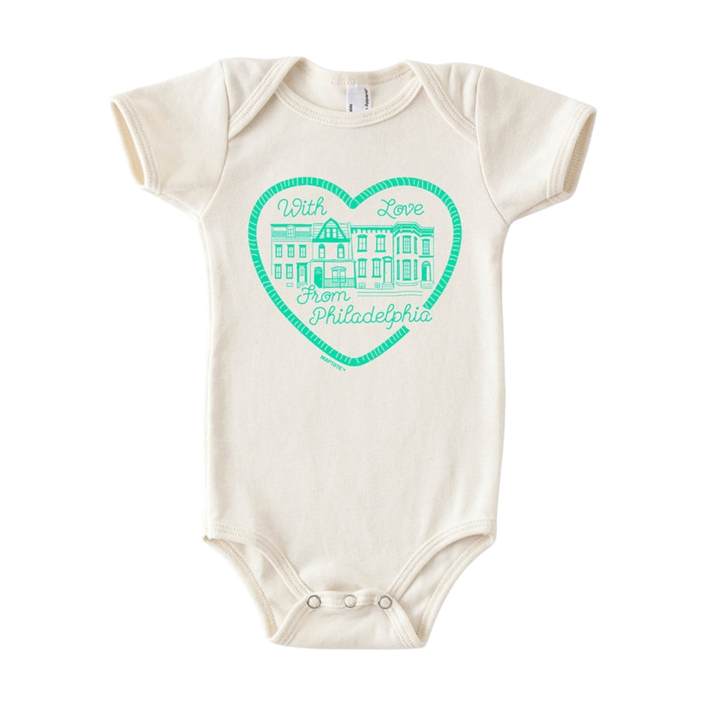 Maptote With Love from Philadelphia Onesie