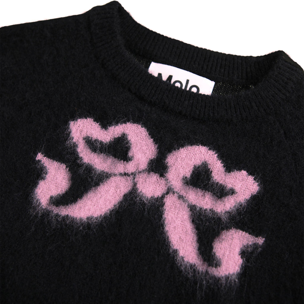 Molo Baby Gilby Knit Sweater & Solana Pants Set ~ Fancy Bows