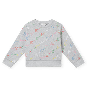Stella McCartney Girls Monogram Tracksuit ~ Grey Multi