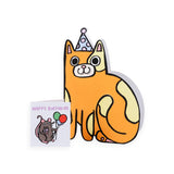 Wrap Cat with Mini Card Birthday Card