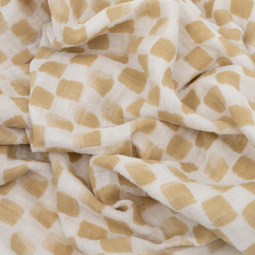 Little Unicorn Cotton Muslin Swaddle ~ Adobe Checker