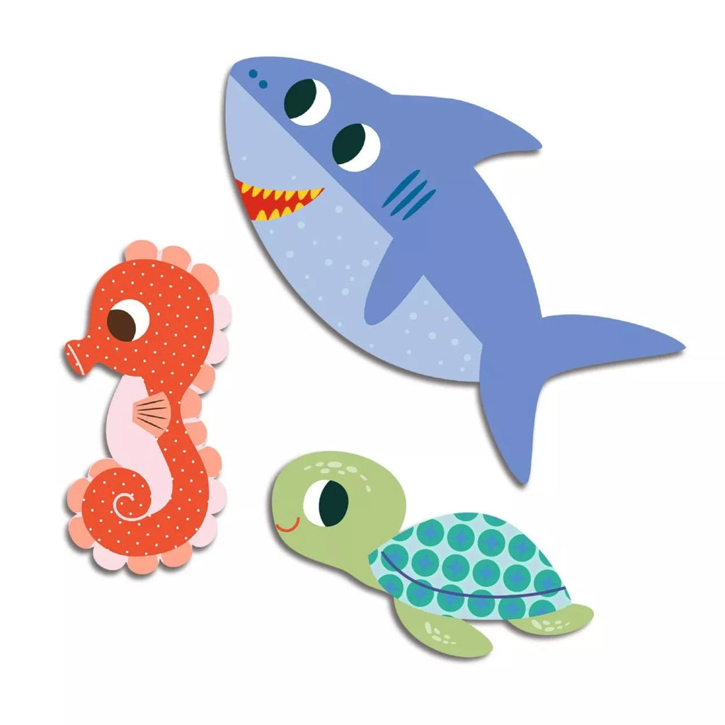 Djeco Sea Animals Baby Stickers