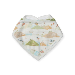 Loulou Lollipop Muslin Bandana Bib Set ~ Camper Vans