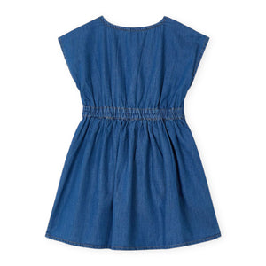 Mayoral Girls Denim Dress ~ Medium Wash