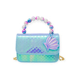 Tiny Treats Mermaid Pearl Handle Seashell Bag