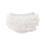 Mila & Rose Ruffle Bum Bloomer ~ Off White