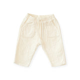Play Up Baby Printed T-Shirt & Woven Pants Set ~ Palms Charcoal/Natural
