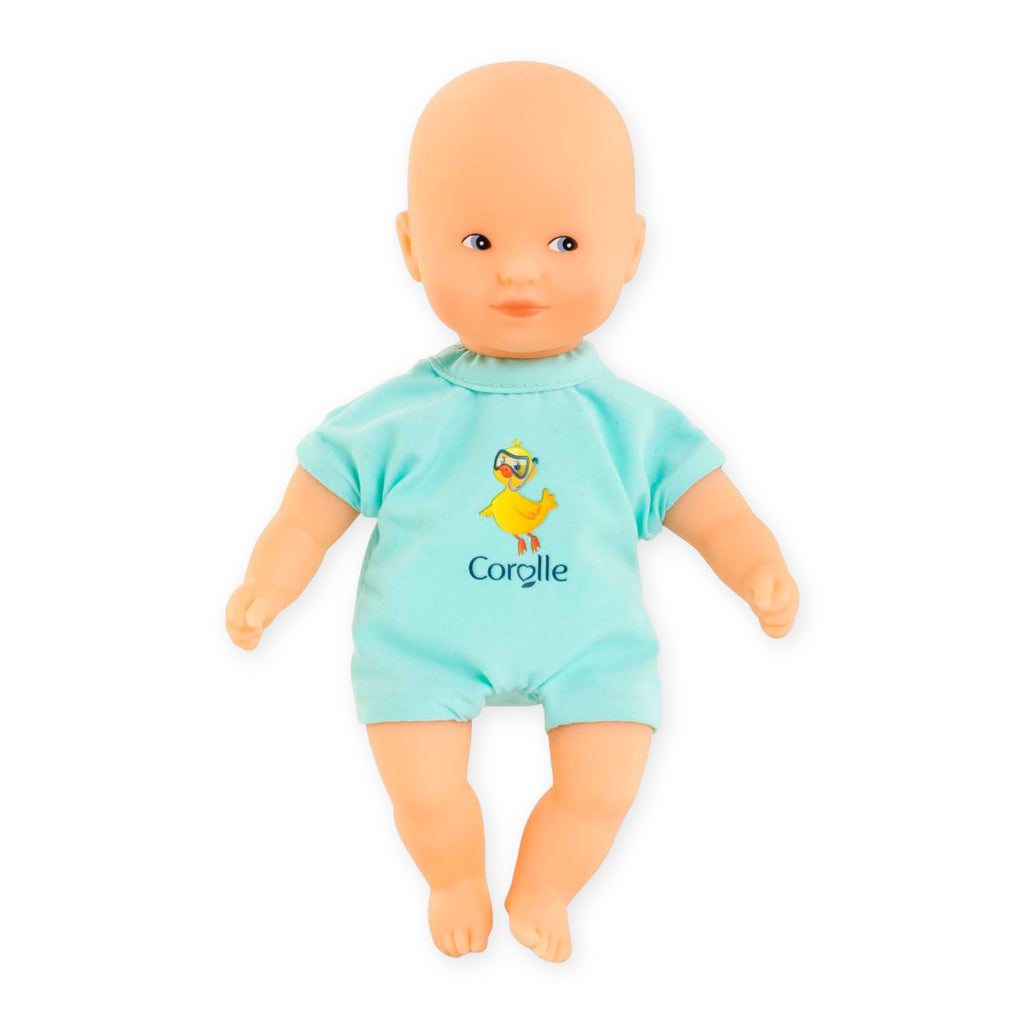 Corolle Mini Calin Bath Doll ~ Blue