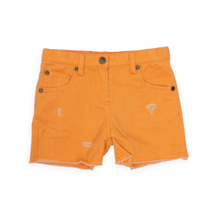 Appaman Girls Rhodes Denim Shorts ~ Sunburst Orange