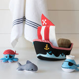 Manhattan Toy Floating Pirate Ship Fill & Spill Bath Toy