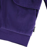 Molo Malika Velour Zip Sweatshirt & Adoria Flare Sweatpants Set ~ Space Purple