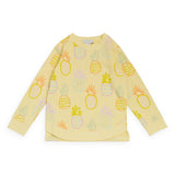 Stella McCartney Girls Drawn Pineapples Sweatshirt 7-12 ~ Yellow