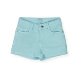 Mayoral Girls Basic Twill Shorts ~ Anise