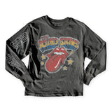 Rowdy Sprout Rolling Stones Tongue l/s Tee ~ Vintage Black