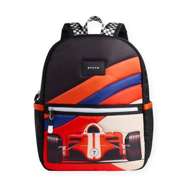 State Bags Kane Motorcycles backpack State Bags Kane Kids Travel Backpack - Blue Wiggly Puffer  main image 3