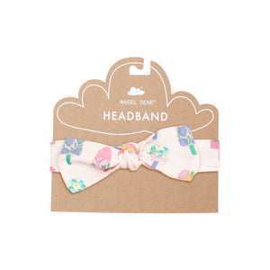Angel Dear Muslin Knot Headband ~ Floral Popsicles
