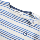 Molo Baby Edarko l/s Top & Sois Corduroy Pants Set ~ Sea Sky Stripe/Evening Sky