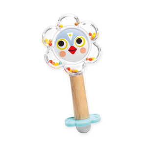 Djeco Baby White BabyFlower Rattle