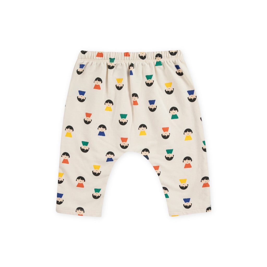 Bobo Choses Baby Game Pawns Print Sweatshirt & Joggers Set ~ White