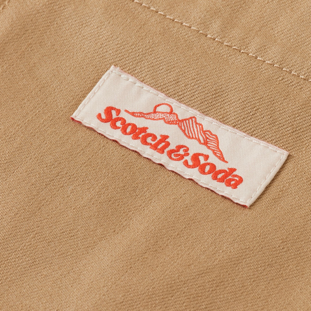 Scotch & Soda Boys Relaxed-fit Twill Jogger ~ Tannin