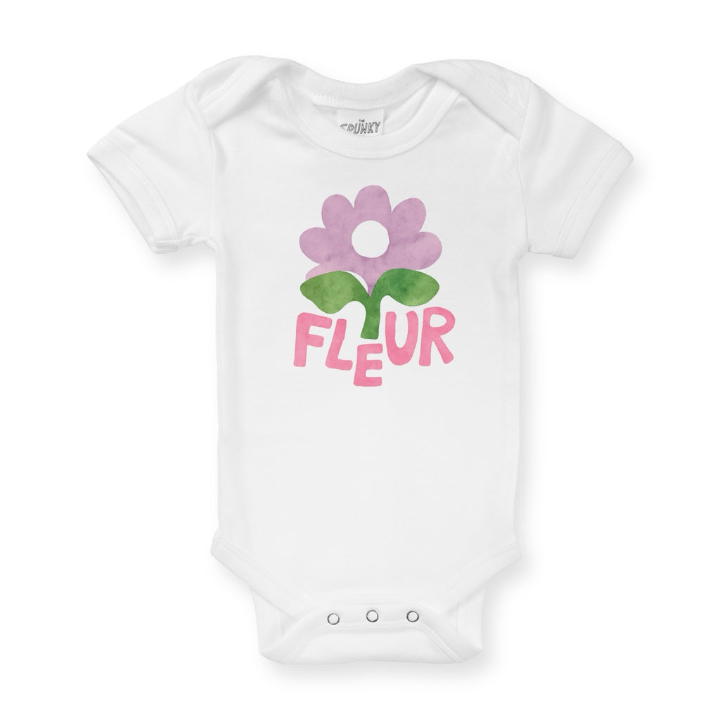 Spunky Stork Fleur Onesie