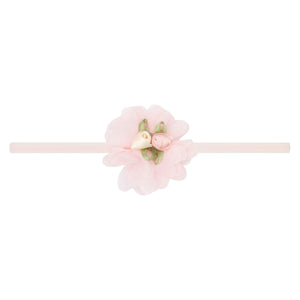 Baby Bling Chiffon Rosebud Skinny Headband