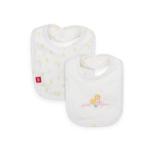 Magnetic Me Cotton Reversible Bib ~ Evangeline
