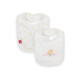 Magnetic Me Cotton Reversible Bib ~ Evangeline