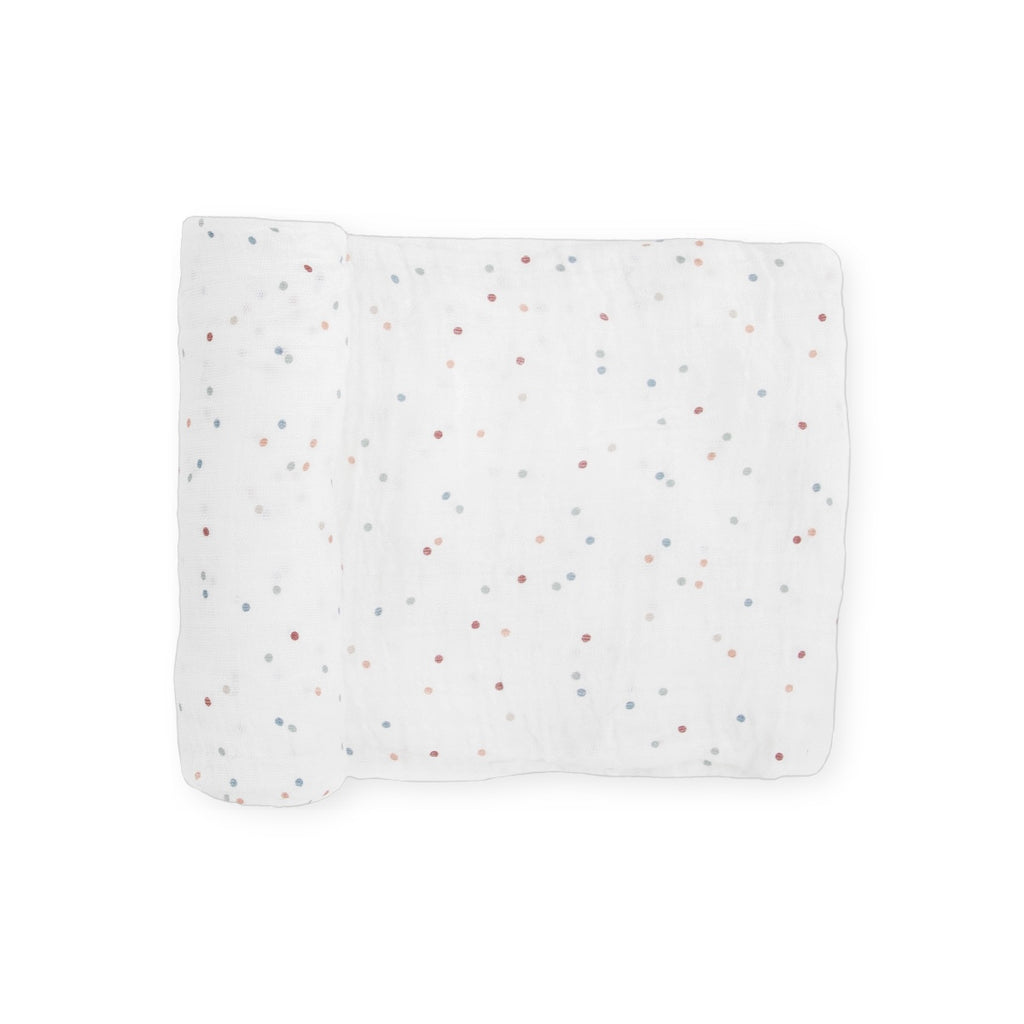 Little Unicorn Cotton Muslin Swaddle ~ Dots