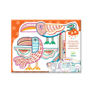 Djeco Wild Families Coloring Set